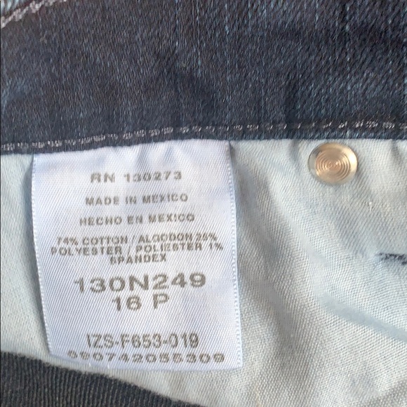 Lee riders jeans size 16 P - Picture 3 of 4